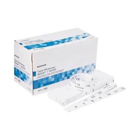 Mckesson Paper Tape Measure, 24 Inch, 1000PK 63-4413